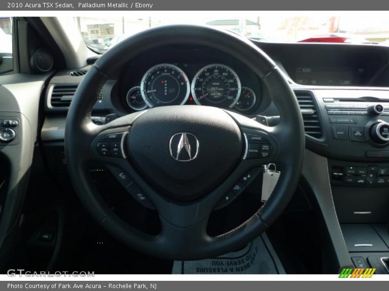 Palladium Metallic / Ebony 2010 Acura TSX Sedan