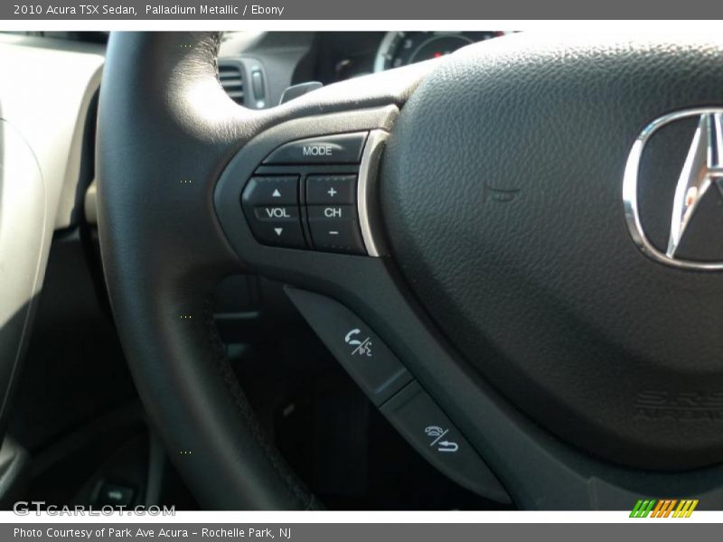 Palladium Metallic / Ebony 2010 Acura TSX Sedan