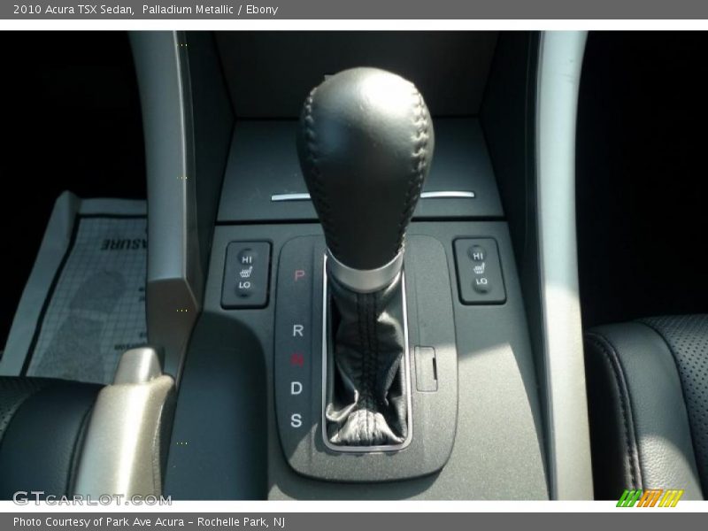 Palladium Metallic / Ebony 2010 Acura TSX Sedan