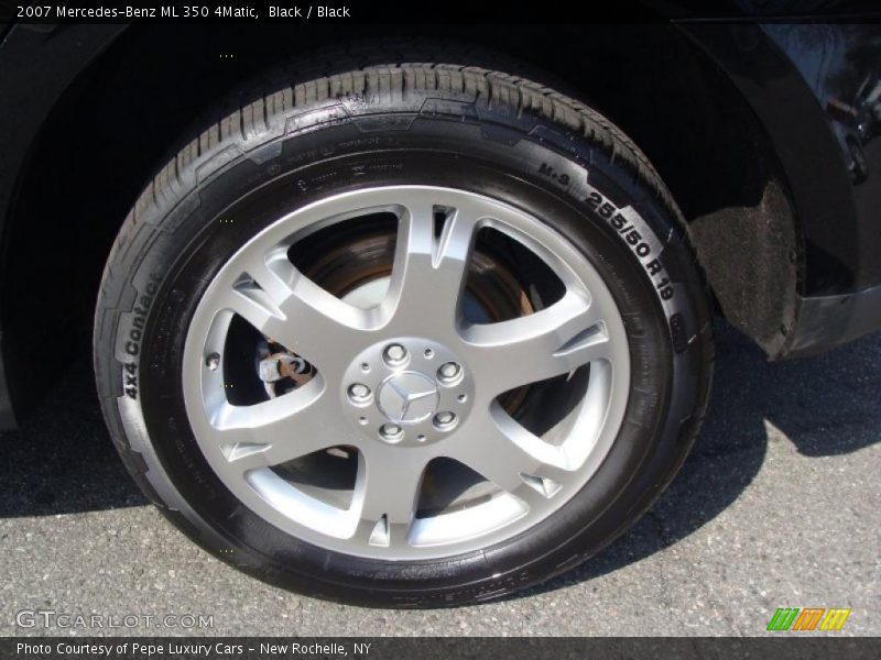 Black / Black 2007 Mercedes-Benz ML 350 4Matic