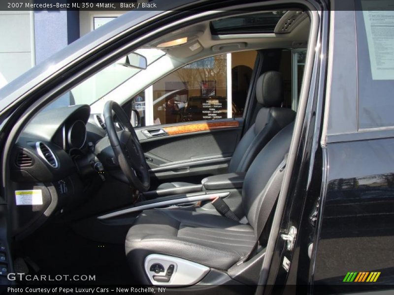 Black / Black 2007 Mercedes-Benz ML 350 4Matic