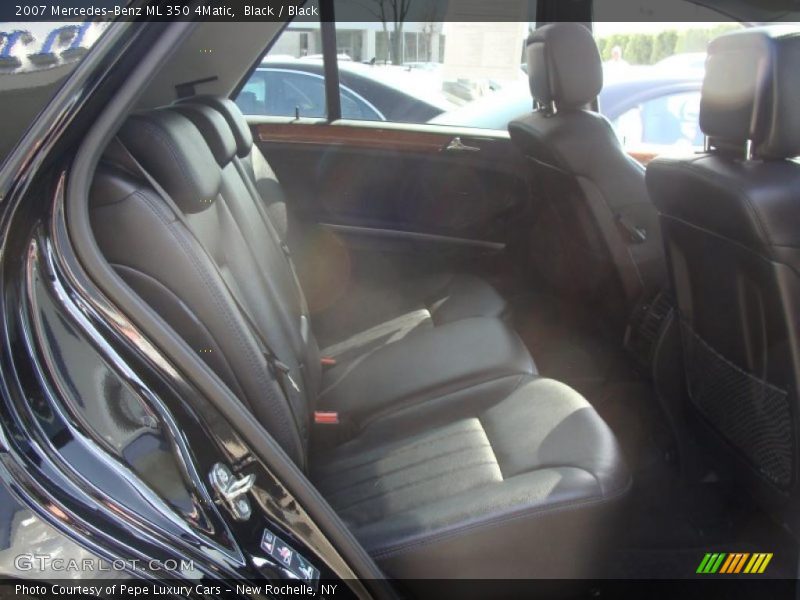 Black / Black 2007 Mercedes-Benz ML 350 4Matic