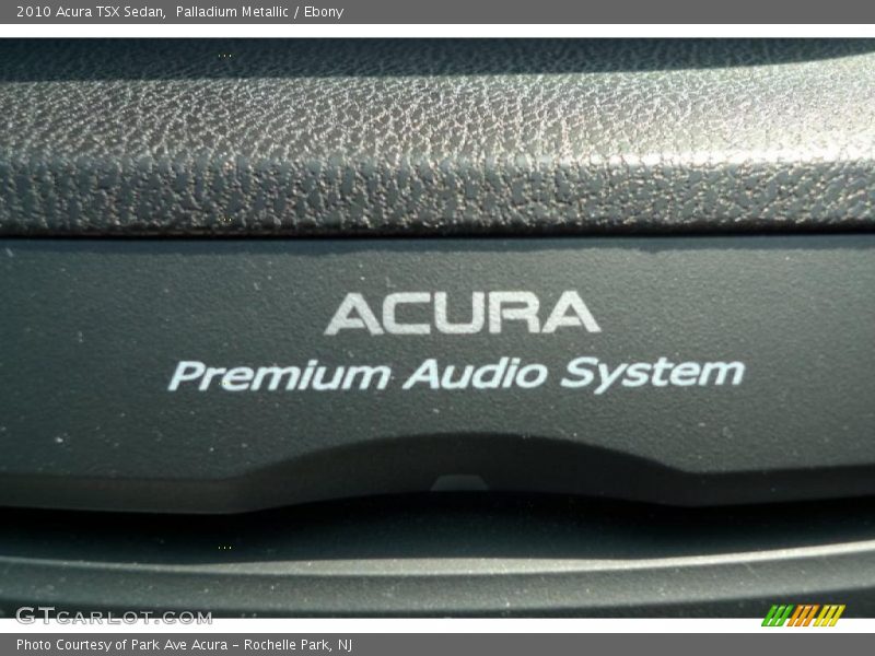 Palladium Metallic / Ebony 2010 Acura TSX Sedan