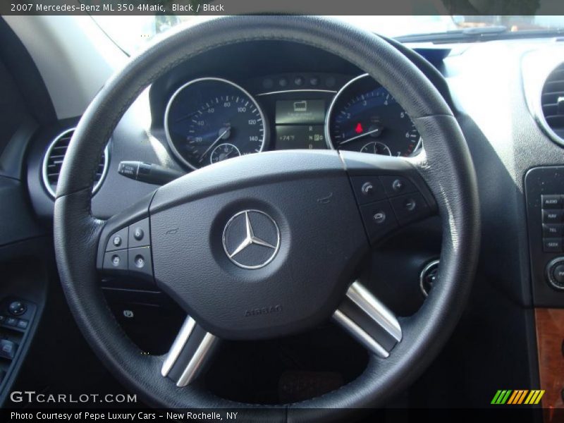 Black / Black 2007 Mercedes-Benz ML 350 4Matic