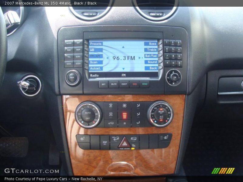 Black / Black 2007 Mercedes-Benz ML 350 4Matic