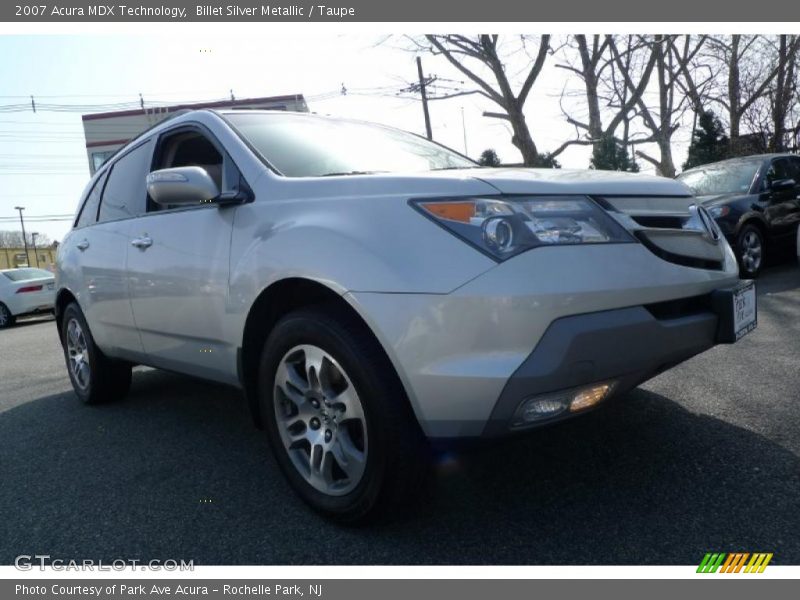 Billet Silver Metallic / Taupe 2007 Acura MDX Technology