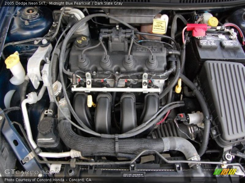 Midnight Blue Pearlcoat / Dark Slate Gray 2005 Dodge Neon SXT