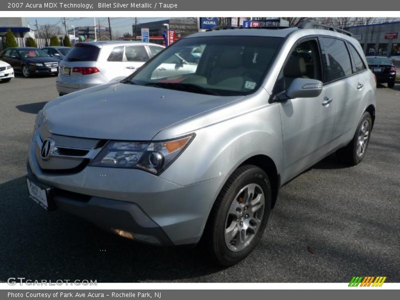 Billet Silver Metallic / Taupe 2007 Acura MDX Technology
