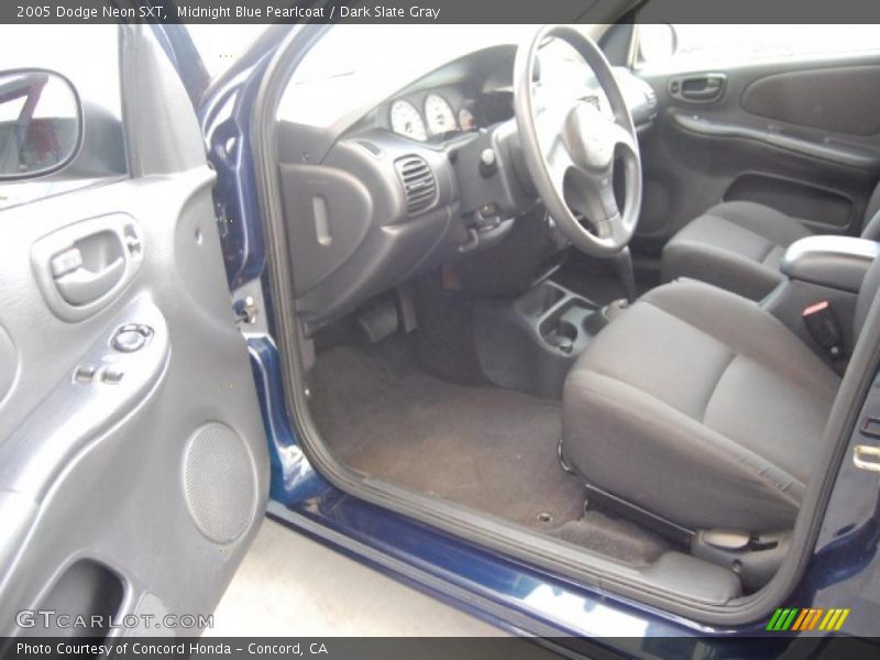 Midnight Blue Pearlcoat / Dark Slate Gray 2005 Dodge Neon SXT