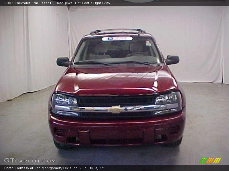 Red Jewel Tint Coat / Light Gray 2007 Chevrolet TrailBlazer LS