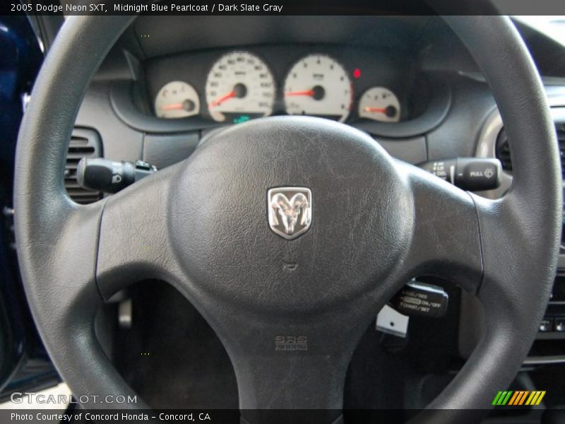 Midnight Blue Pearlcoat / Dark Slate Gray 2005 Dodge Neon SXT