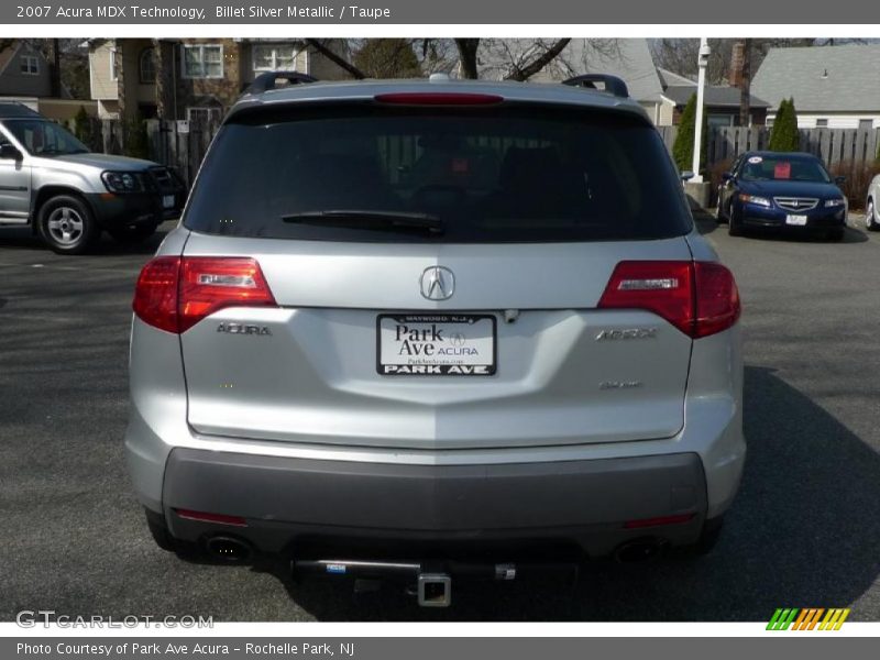 Billet Silver Metallic / Taupe 2007 Acura MDX Technology