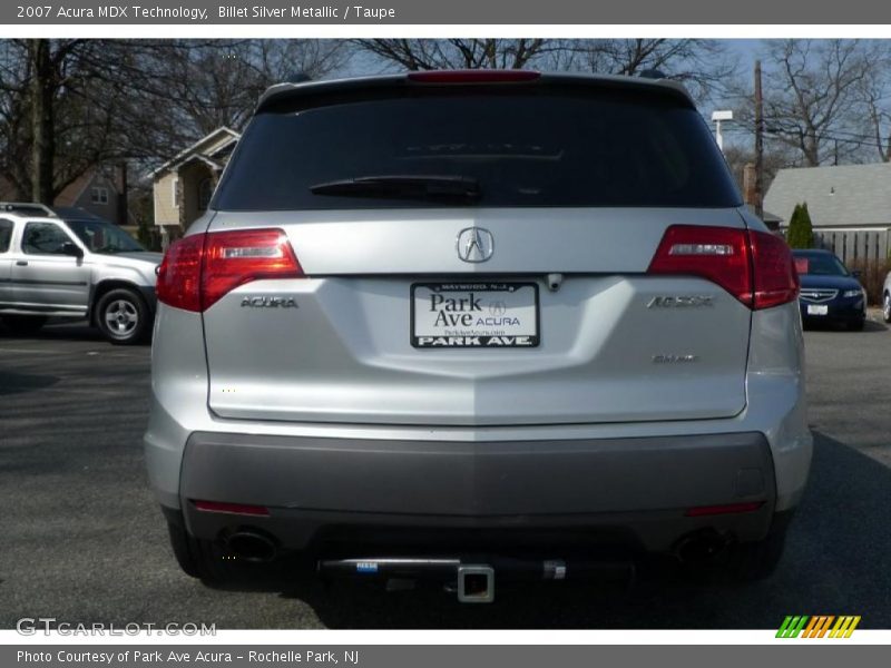 Billet Silver Metallic / Taupe 2007 Acura MDX Technology
