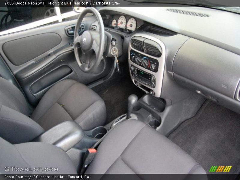 Midnight Blue Pearlcoat / Dark Slate Gray 2005 Dodge Neon SXT