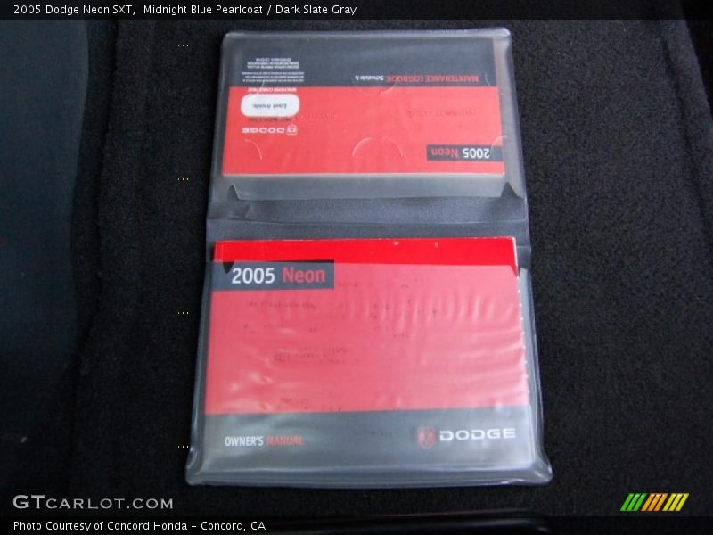Midnight Blue Pearlcoat / Dark Slate Gray 2005 Dodge Neon SXT