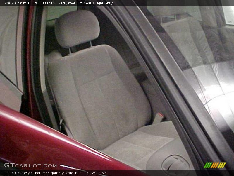 Red Jewel Tint Coat / Light Gray 2007 Chevrolet TrailBlazer LS