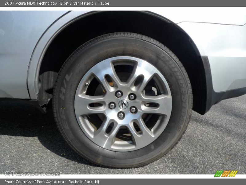 Billet Silver Metallic / Taupe 2007 Acura MDX Technology