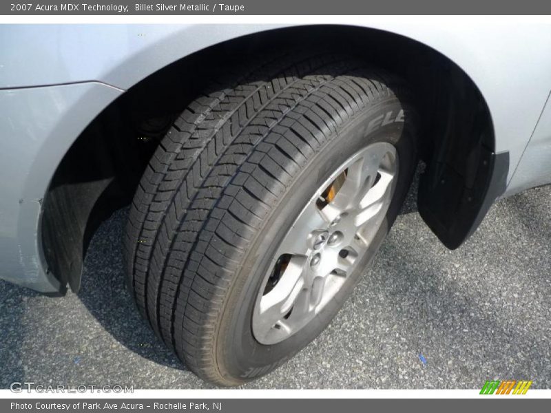 Billet Silver Metallic / Taupe 2007 Acura MDX Technology
