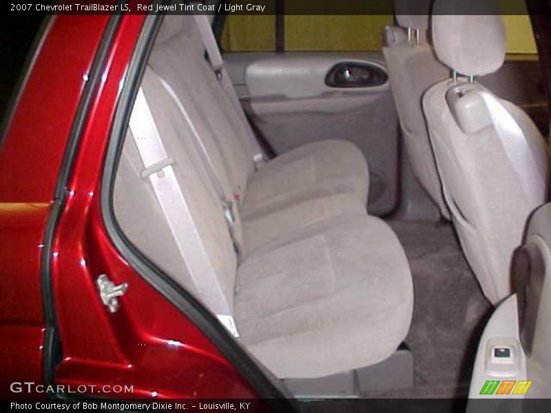 Red Jewel Tint Coat / Light Gray 2007 Chevrolet TrailBlazer LS