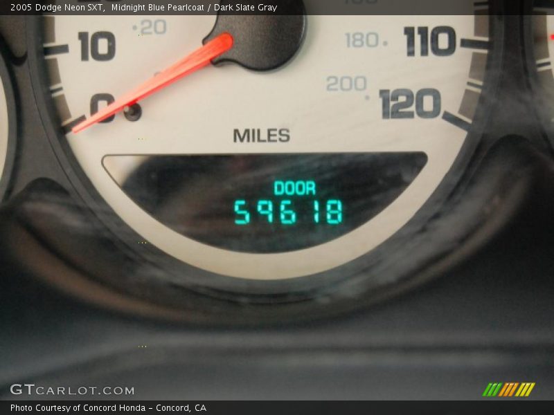 Midnight Blue Pearlcoat / Dark Slate Gray 2005 Dodge Neon SXT