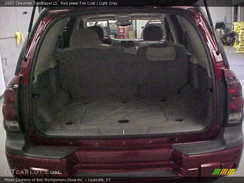 Red Jewel Tint Coat / Light Gray 2007 Chevrolet TrailBlazer LS