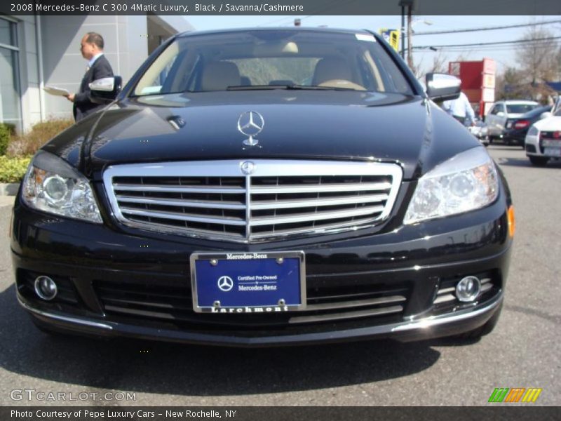 Black / Savanna/Cashmere 2008 Mercedes-Benz C 300 4Matic Luxury
