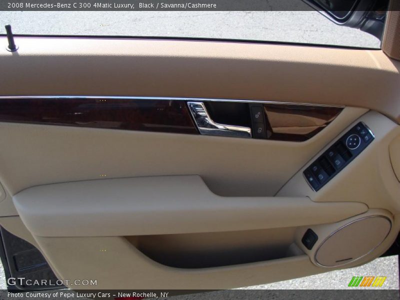 Black / Savanna/Cashmere 2008 Mercedes-Benz C 300 4Matic Luxury