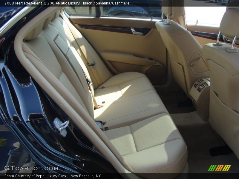 Black / Savanna/Cashmere 2008 Mercedes-Benz C 300 4Matic Luxury