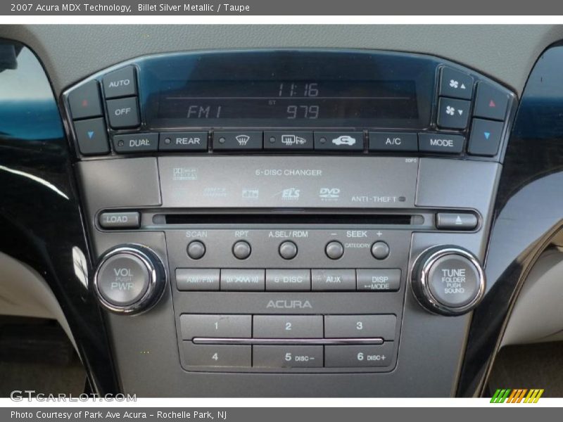 Billet Silver Metallic / Taupe 2007 Acura MDX Technology