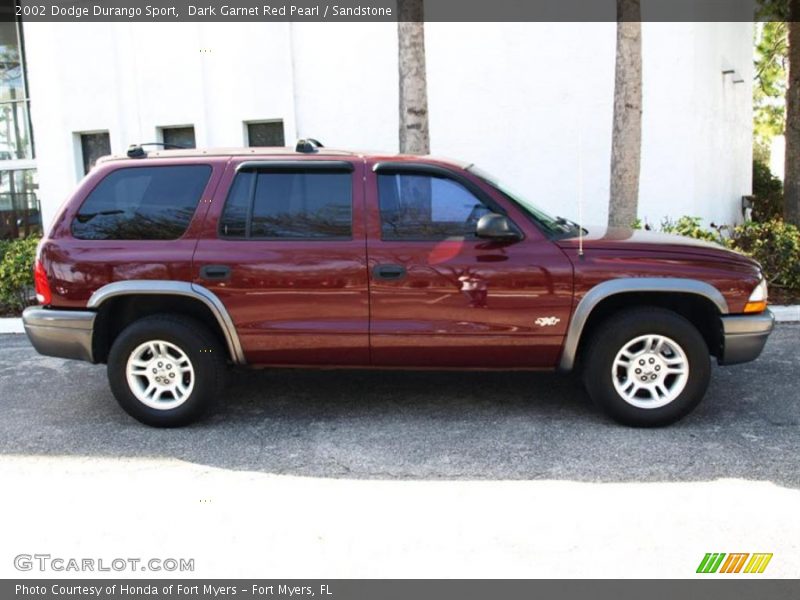 Dark Garnet Red Pearl / Sandstone 2002 Dodge Durango Sport