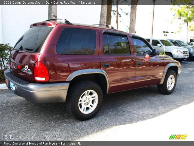 Dark Garnet Red Pearl / Sandstone 2002 Dodge Durango Sport
