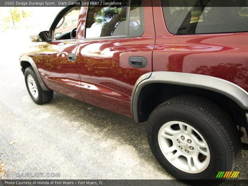 Dark Garnet Red Pearl / Sandstone 2002 Dodge Durango Sport