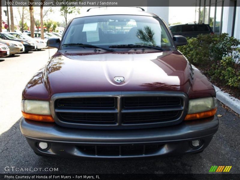 Dark Garnet Red Pearl / Sandstone 2002 Dodge Durango Sport
