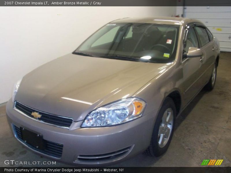 Amber Bronze Metallic / Gray 2007 Chevrolet Impala LT