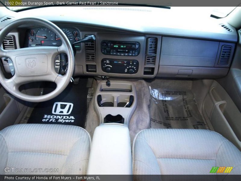 Dark Garnet Red Pearl / Sandstone 2002 Dodge Durango Sport