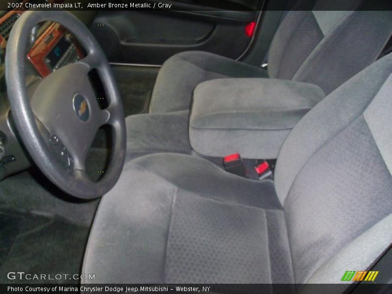 Amber Bronze Metallic / Gray 2007 Chevrolet Impala LT