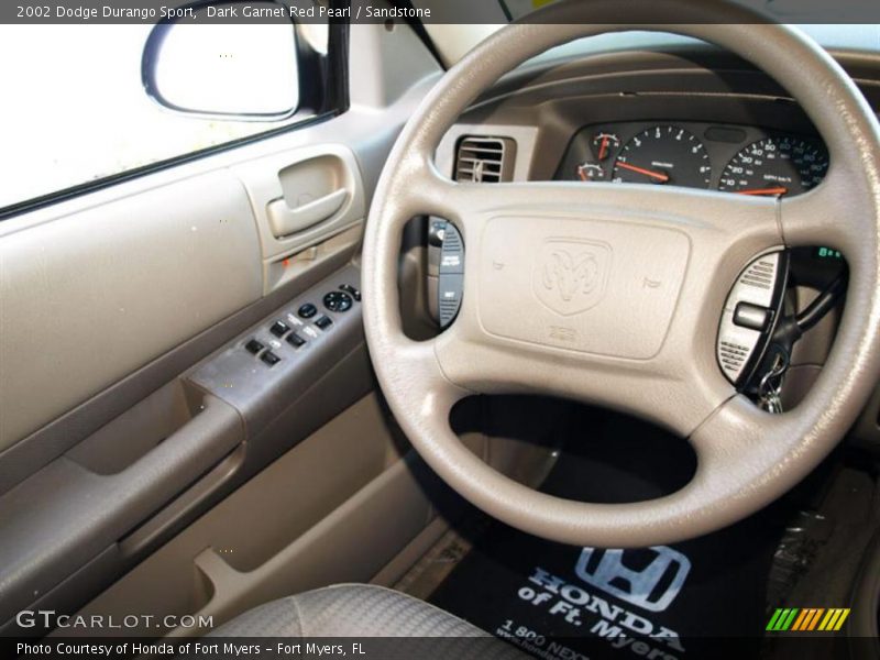 Dark Garnet Red Pearl / Sandstone 2002 Dodge Durango Sport