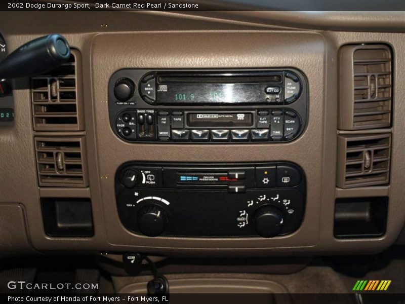 Dark Garnet Red Pearl / Sandstone 2002 Dodge Durango Sport