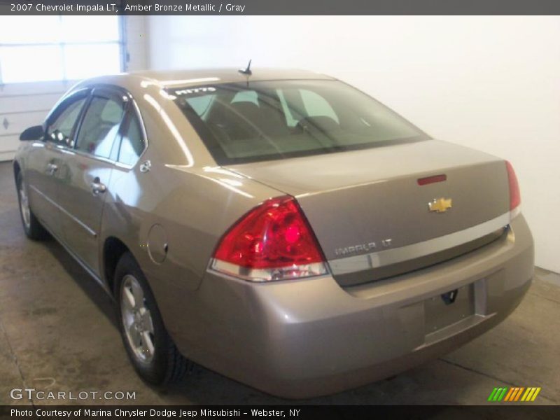 Amber Bronze Metallic / Gray 2007 Chevrolet Impala LT