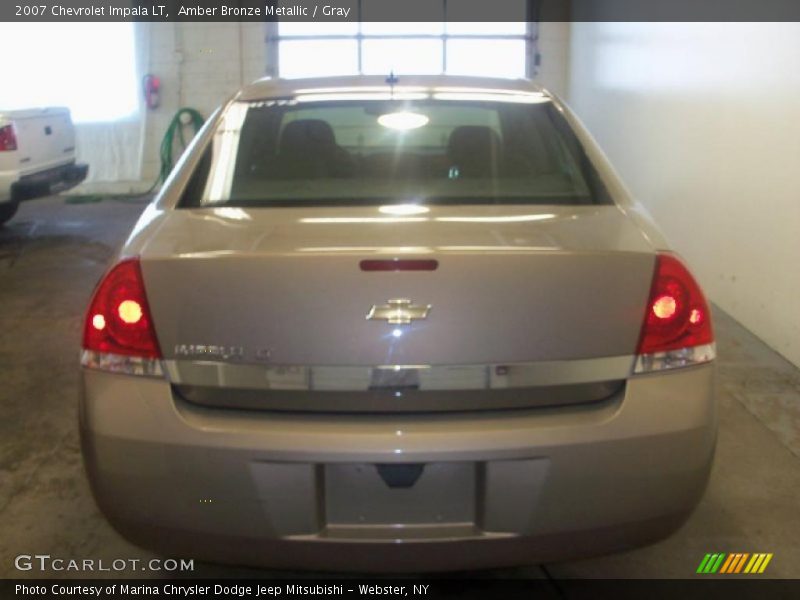 Amber Bronze Metallic / Gray 2007 Chevrolet Impala LT