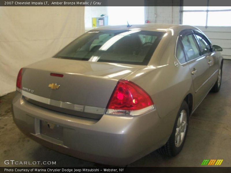 Amber Bronze Metallic / Gray 2007 Chevrolet Impala LT