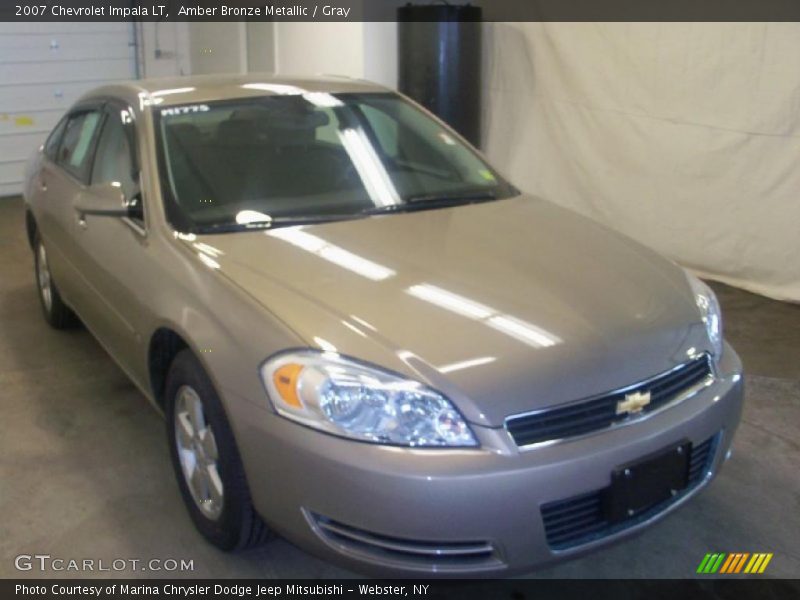 Amber Bronze Metallic / Gray 2007 Chevrolet Impala LT