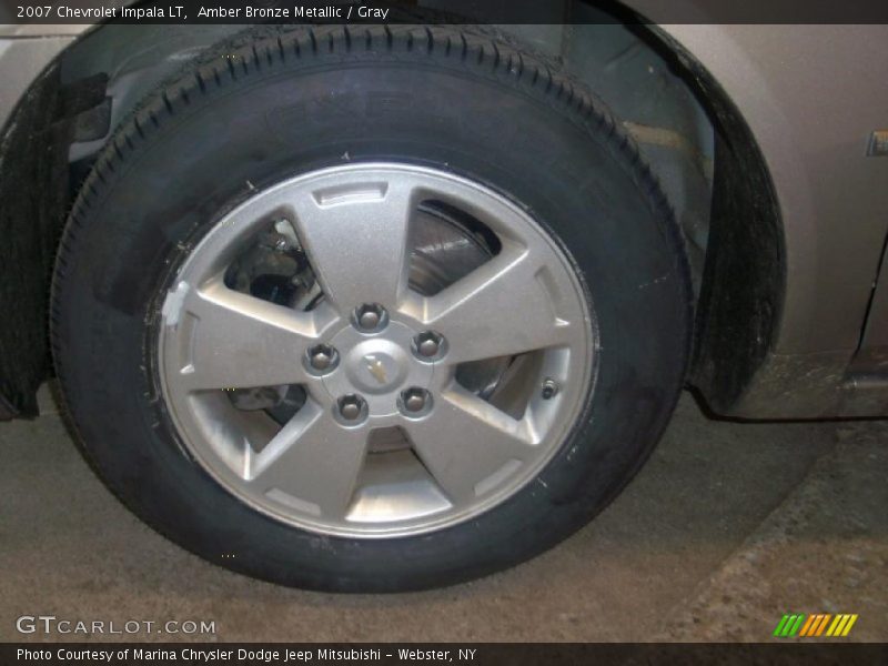 Amber Bronze Metallic / Gray 2007 Chevrolet Impala LT