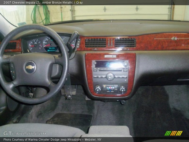 Amber Bronze Metallic / Gray 2007 Chevrolet Impala LT