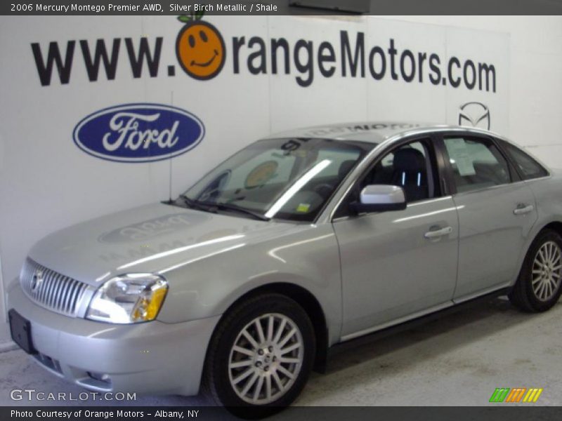 Silver Birch Metallic / Shale 2006 Mercury Montego Premier AWD