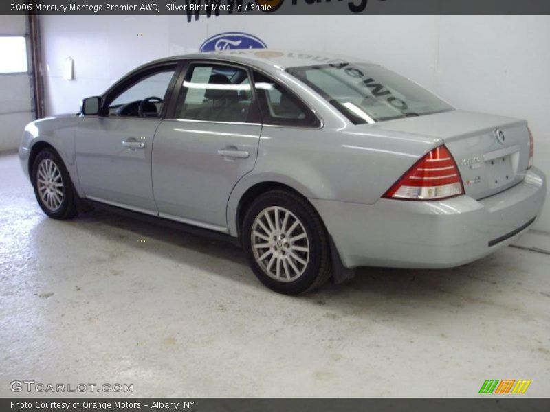 Silver Birch Metallic / Shale 2006 Mercury Montego Premier AWD