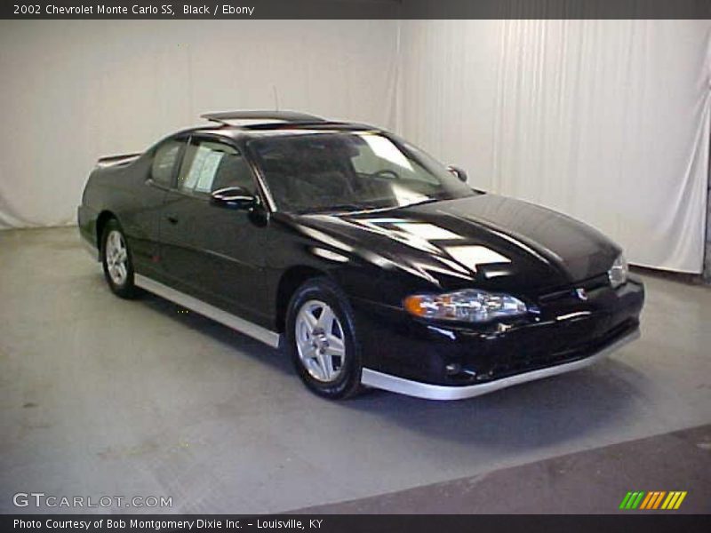 Black / Ebony 2002 Chevrolet Monte Carlo SS