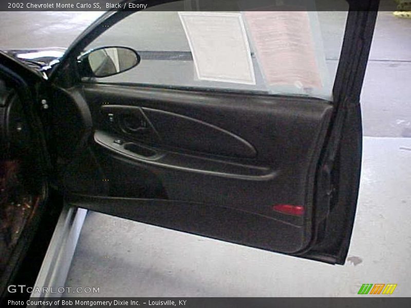 Black / Ebony 2002 Chevrolet Monte Carlo SS