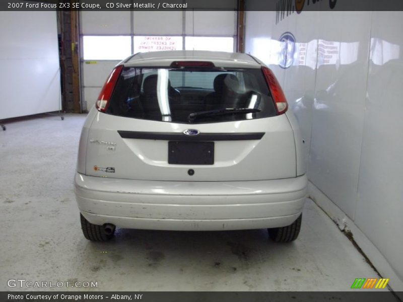 CD Silver Metallic / Charcoal 2007 Ford Focus ZX3 SE Coupe