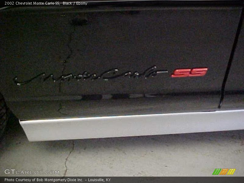 Black / Ebony 2002 Chevrolet Monte Carlo SS